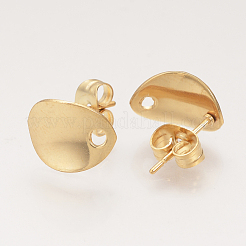 304 Stainless Steel Stud Earring Findings&nbsp;X-STAS-Q223-06