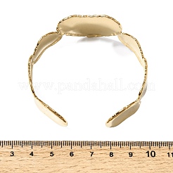 304 Stainless Steel Cuff Bangles for Women&nbsp;BJEW-Z177-01G-01