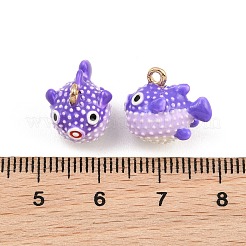 Alloy Enamel Pendants&nbsp;AL-CBA8C77-03G-03