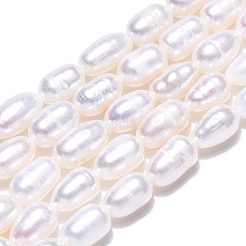 Natural Cultured Freshwater Pearl Beads Strands&nbsp;PEAR-N012-04N