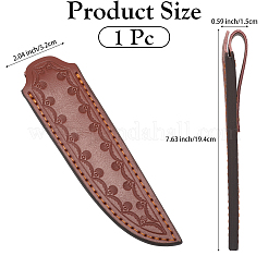 Knife Shaped Cowhide Knife Sheaths&nbsp;AJEW-WH20006-190