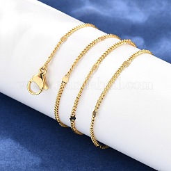 Brass Chain Necklaces&nbsp;MAK-L009-11G