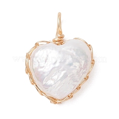 Natural Keshi Pearl Pendants&nbsp;PALLOY-JF04784