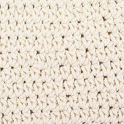 3Pcs 3 Styles Handmade Woven Cotton Fruit Net Hanging Baskets&nbsp;AJEW-GF0011-57B