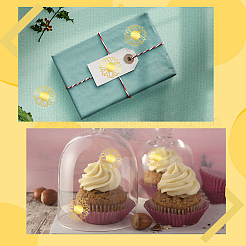 Gold Foil Self-adhesive Stickers&nbsp;DIY-WH20001-13E