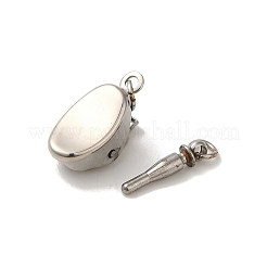 Non-Tarnish 304 Stainless Steel Box Clasps&nbsp;STAS-C100-01C-P