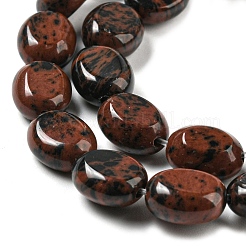 Natural Mahogany Obsidian Beads Strands&nbsp;G-M420-D01-01