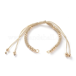 Adjustable Polyester Braided Cord Bracelet Making&nbsp;AJEW-JB00892