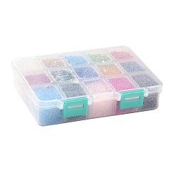 375G 15 Colors Glass Seed Beads&nbsp;SEED-JP0004-05-2mm