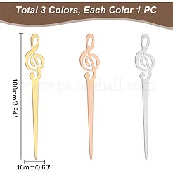 3Pcs 3 Colors Stainless Steel Sealing Wax Mixing Stirrers&nbsp;STAS-UN0040-10