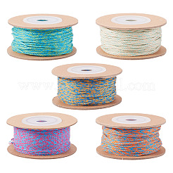 5 Rolls 5 Colors 20M 18-Ply Cotton Twisted Cord&nbsp;OCOR-TA0003-64A