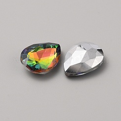 Glass Rhinestone Cabochons&nbsp;GLAA-WH0045-10F-03