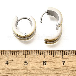 304 Stainless Steel Hoop Earrings for Women&nbsp;EJEW-C096-48GP