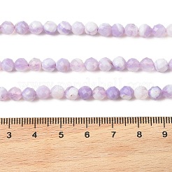 Natural Lavender Amethyst Beads Strands&nbsp;G-K376-A05-5mm