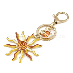 Alloy Enamel Pendant Keychains&nbsp;LS-KEYC-Z007-02G