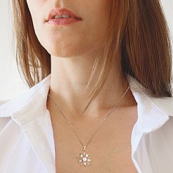 7Pcs 7 Styles Rack Plating Brass Micro Pave Cubic Zirconia Pendants&nbsp;ZIRC-SZ0004-86