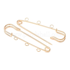 Iron Safety Pins Brooch Findings&nbsp;RN-CBAB9AC-02G
