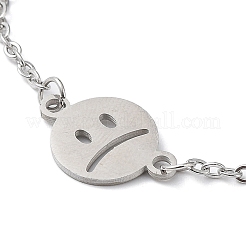 Tarnish Resistant 201 Stainless Steel Link Bracelets with Cable Chains&nbsp;BJEW-P297-01P-D