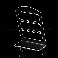 Organic Glass Earring Display Racks&nbsp;LS-EDIS-N001-02B