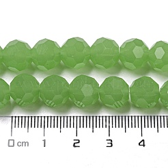 Imitation Jade Glass Beads Stands&nbsp;EGLA-A035-J10mm-D01