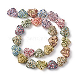 Painted Glass Beads Strands&nbsp;GLAA-B037-14C
