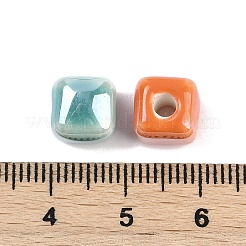 Handmade Porcelain Electroplated Beads&nbsp;PORC-R003-05