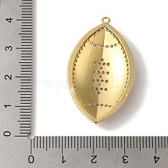 Rack Plating Brass Enamel with Cubic Zirconia Pendant&nbsp;KK-A229-32G-02