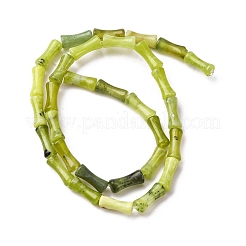 Natural Xiuyan Jade Beads Strands&nbsp;G-L624-G05-12x5mm