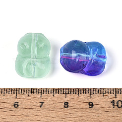 Baking Paint Transparent Glass Beads&nbsp;DGLA-T004-43M