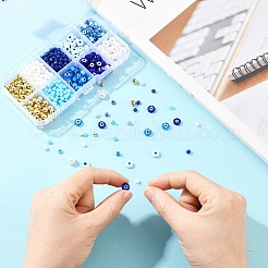 DIY Evil Eye Bracelets Making Kit&nbsp;DIY-YW0017-57