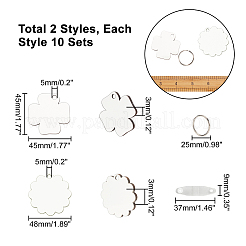 DIY Sublimation Double-Sided Blank MDF Keychains&nbsp;KEYC-SC0001-06P