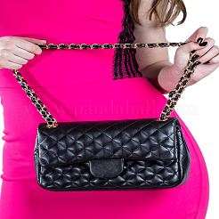 1Pc PU Leather Iron Chain Bag Straps&nbsp;FIND-LP0003-99B