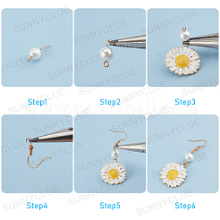 DIY Flower Earring Kits&nbsp;DIY-SC0014-44