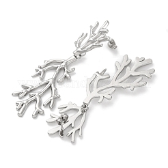 304 Stainless Steel Tree Branch Stud Earrings&nbsp;EJEW-D281-32S
