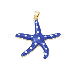 Brass Enamel Pendants&nbsp;KK-H203-12G