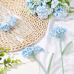 Crochet Wool Yarn Artificial Flower&nbsp;AJEW-WH0314-83