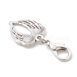 4Pcs Tibetan Style Alloy Pendant Decorations&nbsp;HJEW-JM04615