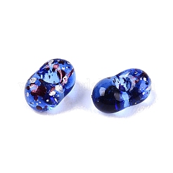 Picasso Spray Painted Glass Seed Beads&nbsp;SEED-T006-04-8