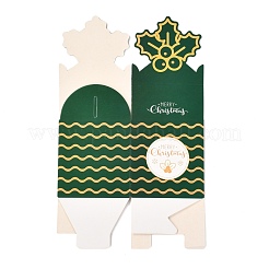 Christmas Theme Paper Fold Gift Boxes&nbsp;CON-G012-01B