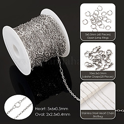 DIY Chain Bracelet Necklace Making Kit&nbsp;DIY-TA0005-87
