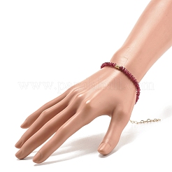 Natural Malaysia Jade(Dyed) Beaded Bracelets for Women or Men&nbsp;BJEW-JB07791-04