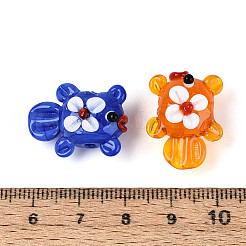 Handmade Lampwork Beads Strands&nbsp;LAMP-N036-21A