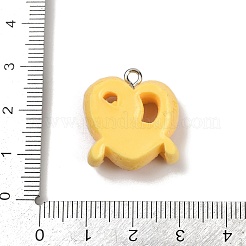 Opaque Resin Pendants&nbsp;RESI-Q020-05E
