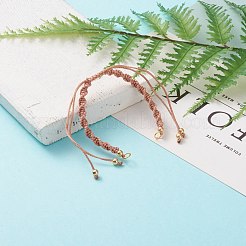 Adjustable Polyester Braided Cord Bracelet Making&nbsp;AJEW-JB00848-03