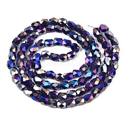 Electroplate Glass Beads Strands&nbsp;EGLA-N002-13-A01