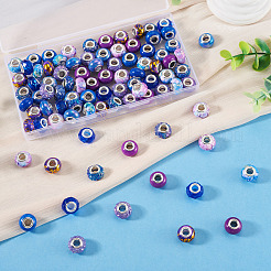 90Pcs 9 Styles Resin European Beads&nbsp;RPDL-TA0001-13