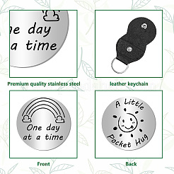 1Pc 201 Stainless Steel Commemorative Coins&nbsp;AJEW-CN0001-92B-10