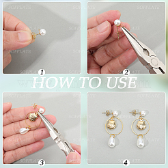 304 Stainless Steel Stud Earring Findings&nbsp;EJEW-SP0001-17G