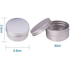 80ml Round Aluminium Tin Cans&nbsp;CON-PH0001-06A
