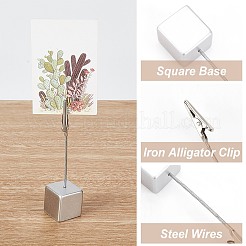Square Base Resin Memo Holders&nbsp;AJEW-WH0141-04A